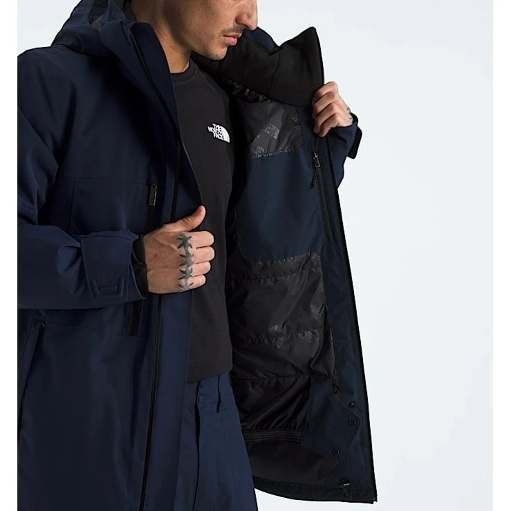 The North Face Men's Jacket Chakal NEW Hooded‎ DRYVENT Summit Navy Blue Large